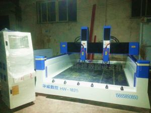 天津宁河县HW1825双头重型石材雕刻机